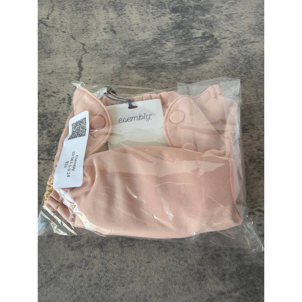 Esembly Cloth Diaper Cover - Reusable Swim Diaper, Waterproof, Breathable- Blush - Picture 5 of 7